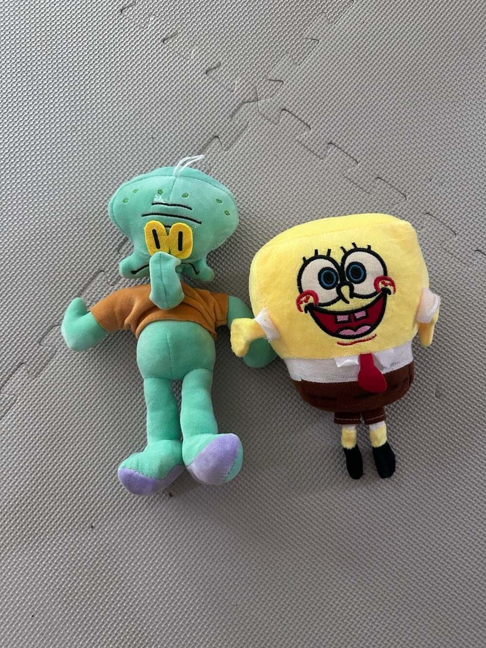 SpongeBob SquarePants and Squidward Tentacles Plush Toy Set